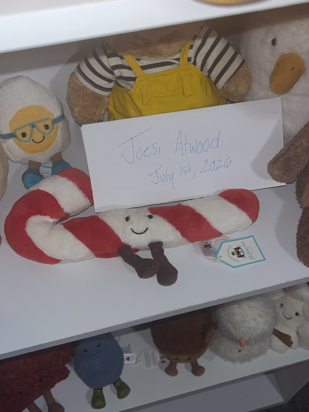 Retired Jellycat Candy Cane